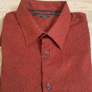 Perry Ellis Total Stretch Short Sleeve Dress Shirt